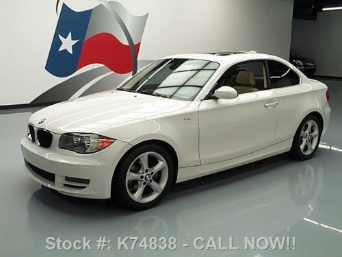 2009 bmw 128i coupe automatic sunroof alloy wheels 25k texas direct auto