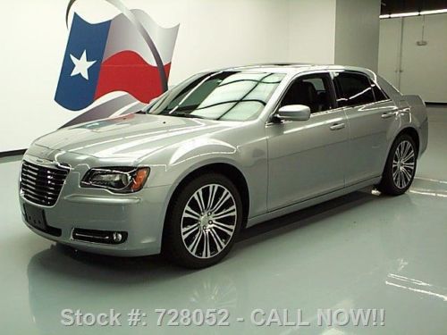 2013 chrysler 300 s pano sunroof nav rear cam 20&#039;s 13k texas direct auto