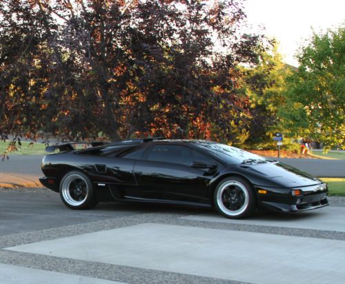 Rare lamborghini diablo sv triple black edition for sale.