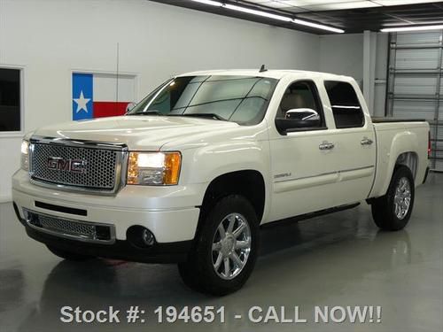 2010 gmc sierra denali crew awd nav rear cam dvd 20's!! texas direct auto