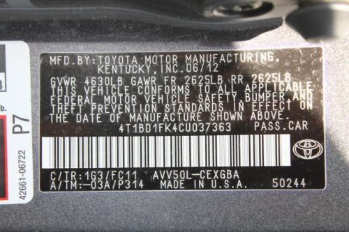2012 Toyota Camry Hybrid XLE, US $22,994.00, image 17
