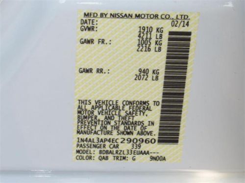 2014 Nissan Altima 2.5 S, US $19,821.00, image 2