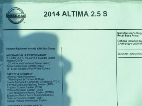 2014 Nissan Altima 2.5 S, US $19,821.00, image 6