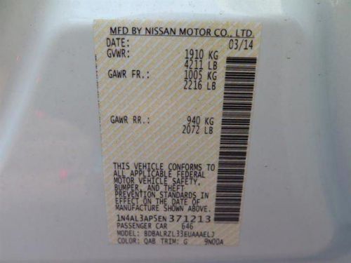 2014 Nissan Altima 2.5 S, US $21,777.00, image 3