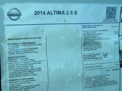 2014 Nissan Altima 2.5 S, US $21,777.00, image 5