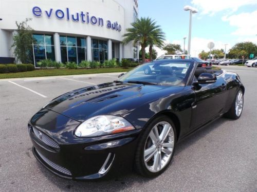 Xkr convertible 5.0l navigation sirius leather soft top convertible bluetooth