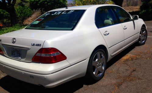 2006 lexus ls 430 white low miles excellent condition clean interior mb bmw
