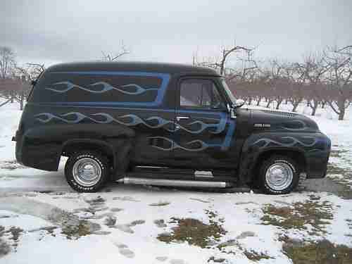 1953 Ford F100 Panel Truck- 460 V8 - Auto - Custom Interior - Runs Nice - Sharp, image 6