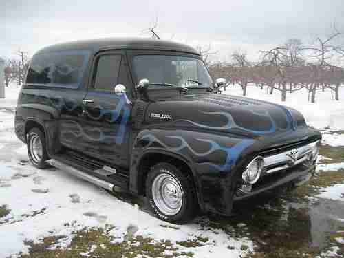 1953 Ford F100 Panel Truck- 460 V8 - Auto - Custom Interior - Runs Nice - Sharp, image 7