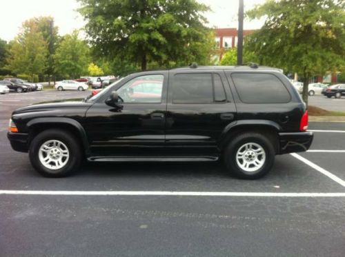 2003 black dodge durango slt