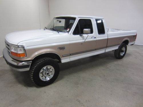 1996 ford f250 xlt power stroke 7.3l v8 turbo diesel extcab long 4x4 80pics