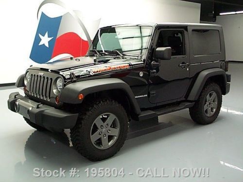 2010 jeep wrangler mountain edition hard top 4x4 25k mi texas direct auto