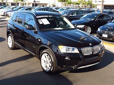 35i low miles 4 dr suv automatic gasoline 3.0-liter dual overhead c jet black