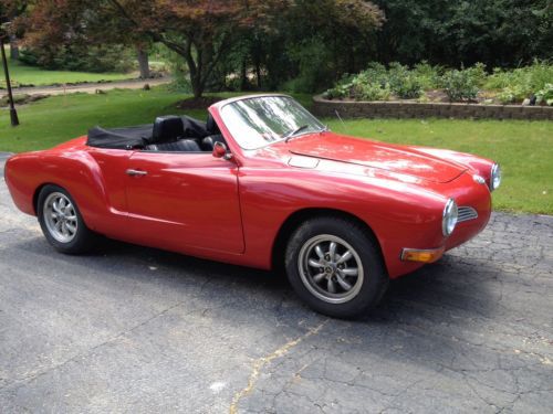 1969 convertible vw karmann ghia -** no reserve