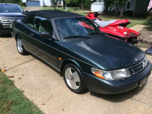 1998 saab 900 se turbo convertible 5 speed manual