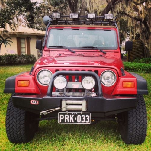 1998 jeep wrangler tj with chevy v8 4x4 off road / rock crawler