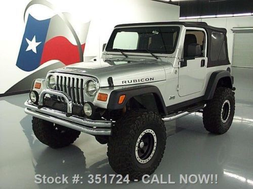 2005 jeep wrangler rubicon 4x4 4.0l 6-spd lifted 57k mi texas direct auto