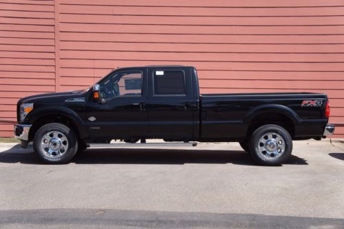 F350 black 4x4 king ranch navigation heated &amp; cooled seats fx4 off road