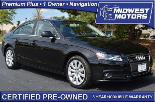 2011 audi a4 quattro awd premium plus navigation certified black 12 13