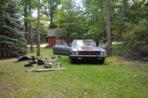 1973 mercedes 450 sl parts car with new spare parts