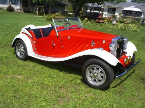 1952 mg td replica convertible built in 1980 on a 1977 vw chassis