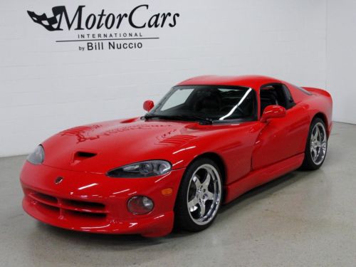 1998 dodge viper gts - only 5k miles! red/blk - custom ccw wheels plus upgrades!