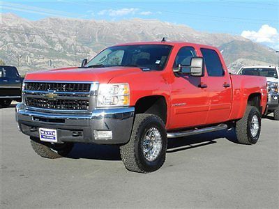 Chevy crew cab 4x4 duramax diesel z71 custom wheels tires auto tow shortbed