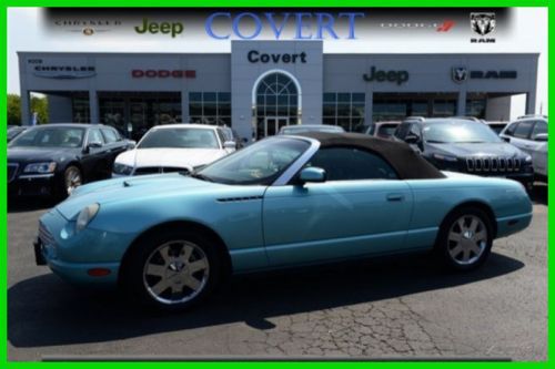 J02920a used ford w/hardtop delux teal convertible premium 2dr 3.9l v8 32v rwd
