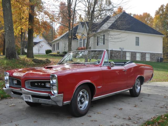 1966 pontiac gto convertible coupe