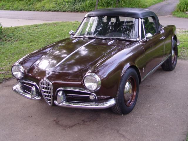 Alfa romeo: spider giulietta spider (10103 series)