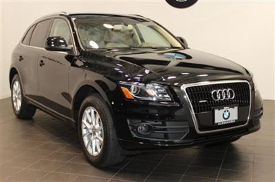 2009 black audi q5 navigation panoramic moonroof automatic 4x4 quattro