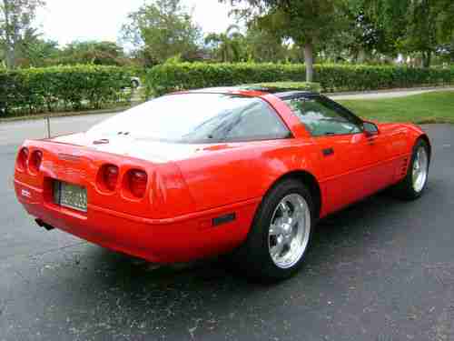 1991 Corvette - Red /Blk. 6 spd. 37000mi - Exc. Orig. Cond - Garage Kept, image 6