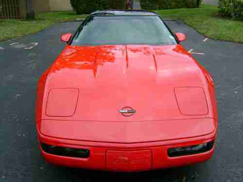 1991 Corvette - Red /Blk. 6 spd. 37000mi - Exc. Orig. Cond - Garage Kept, image 7