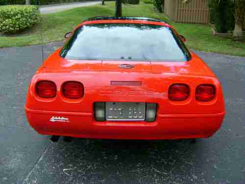 1991 Corvette - Red /Blk. 6 spd. 37000mi - Exc. Orig. Cond - Garage Kept, image 8