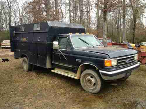 1900  FORD F450 DUALLY XLT SERVICE/TOOL BED 7.3 DIESEL RUNS GOOD NR, US $4,500.00, image 3