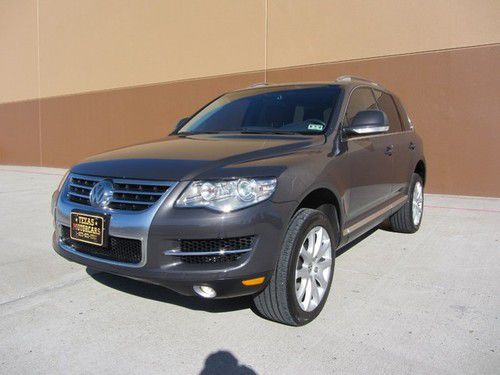 2008 volkswagen touareg~4.2l~v8~luxplus~htd lea~roof~hid~41k low miles