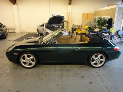 2000 porsche 911 carrera cab with hard top, 6 speed