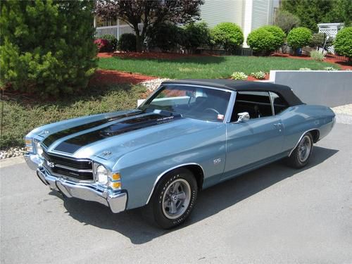 1971 chevrolet chevelle ss ls5 convertible