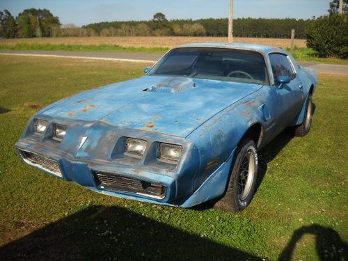 1979 pontiac trans am firebird t/a 6.6 400 project car solid last muscle car