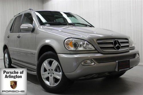 2005 mercedes-benz m-class navigation leather bose moonroof