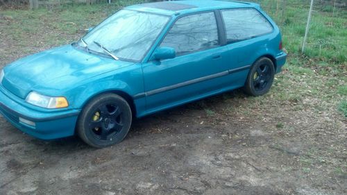 1991 honda civic hatch si (no reserve) jdm slammed 1988,1989,1990 ef eg ek em