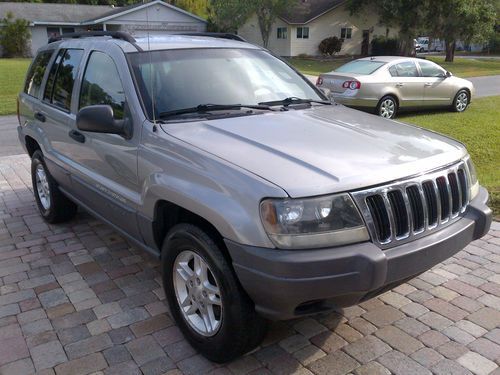 2002 jeep grand cherokee laredo 4.0l suv clear florida title