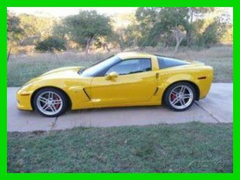 2008 chevrolet corvette z06 luxury sport 6-speed manual low miles