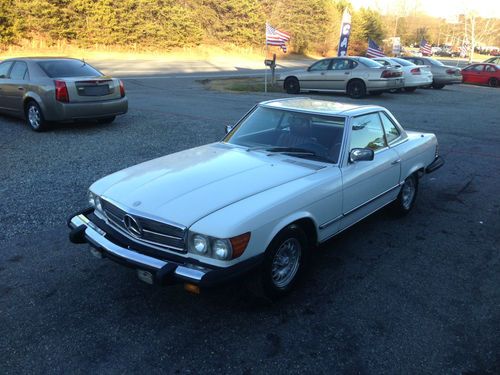 1981 mercedes benz 380sl 85,000 original miles, 2-tops!