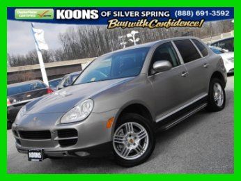 2004 porsche cayenne s suv moonroof! plenty of space! leather interior!