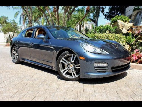 2011 porsche panamera blue pdk 18k bose 20 turbo wheels chrono