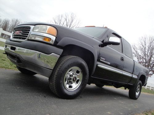 2001 gmc sierra 2500 slt 4x4 ext cab 3/4 ton 6.6l duramax diesel allison loaded