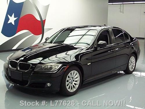 2009 bmw 328i sedan auto sunroof nav blk on blk 37k mi texas direct auto