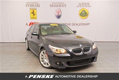 2008 bmw 550i - sport package-navigation-comfort pack-logic sound- like 2009