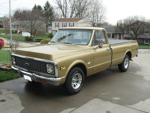 1971 chevrolet c10 pickup truck "old gold"